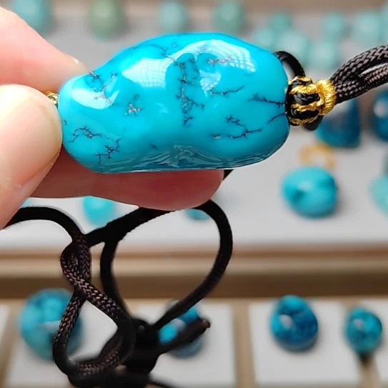 菩提籽类天然原矿锁骨链