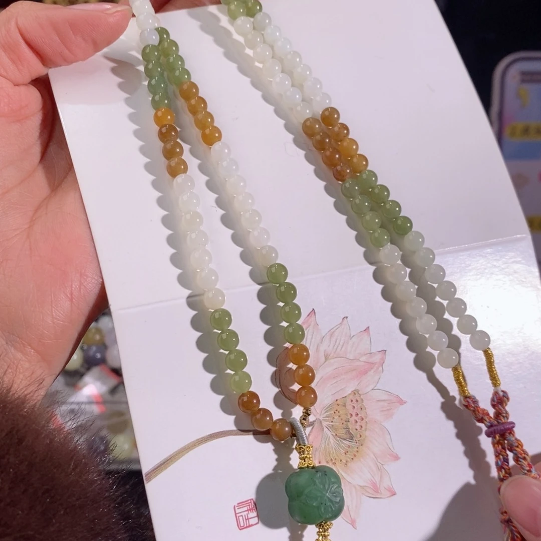 和田玉手串多样性拍一发一未镶嵌