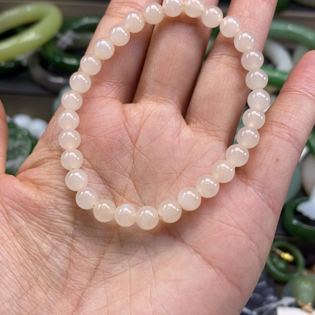 和田玉未镶嵌手串