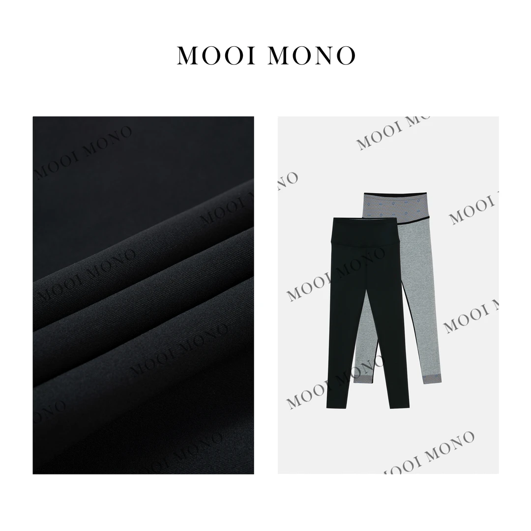 MOOI MONO"软糯云朵裤"显瘦高弹裸感塑形无痕厚绒芭比裤  P901S44