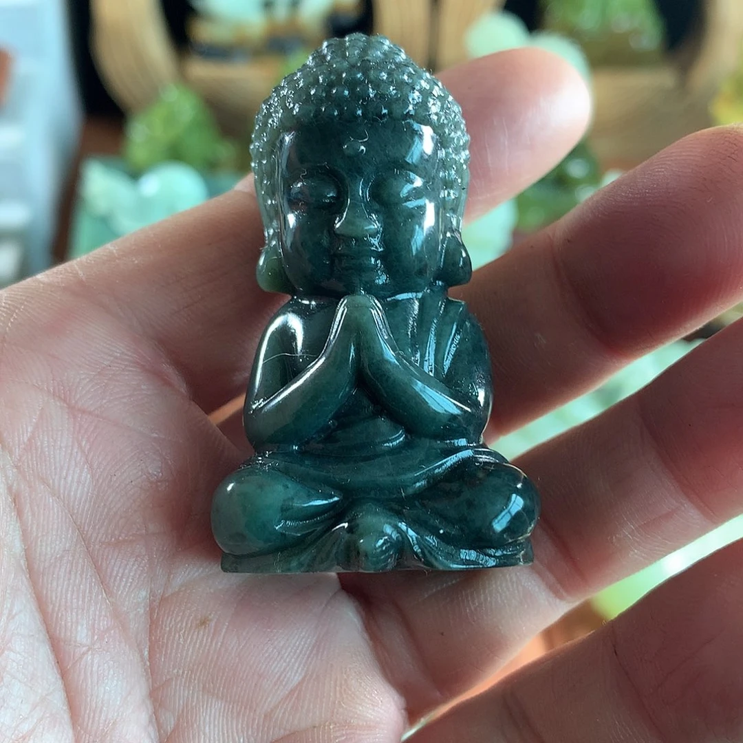 岫玉手把件未镶嵌顺***张