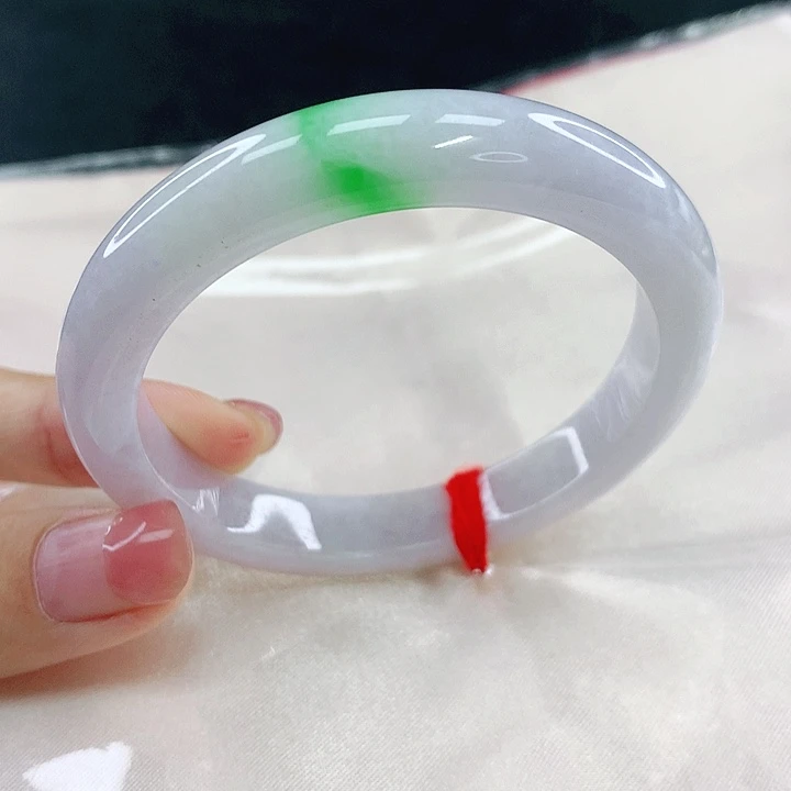 翡翠未镶嵌手镯圈54.2，04062