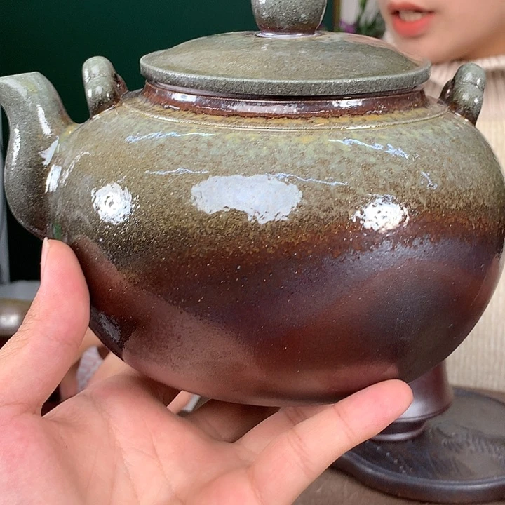 紫砂柴烧纯自然柴烧