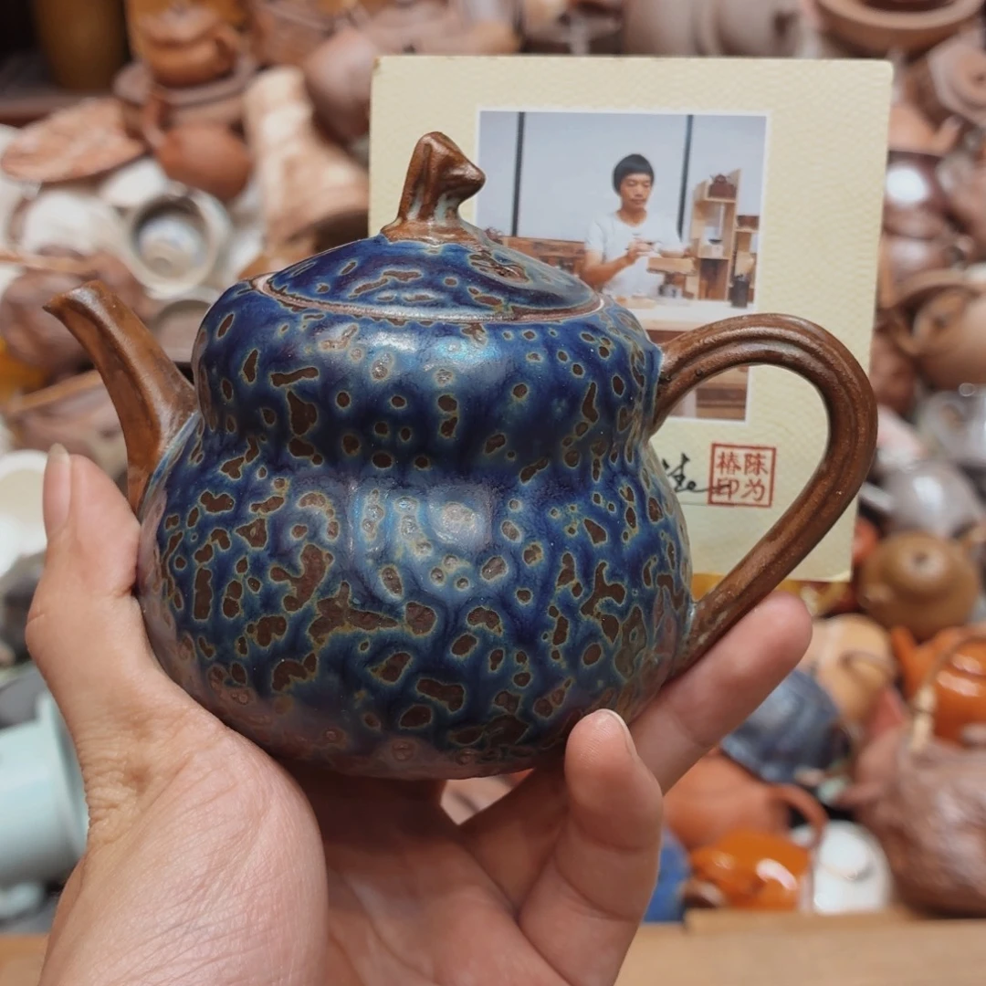 柴烧老岩泥高温茶器皿