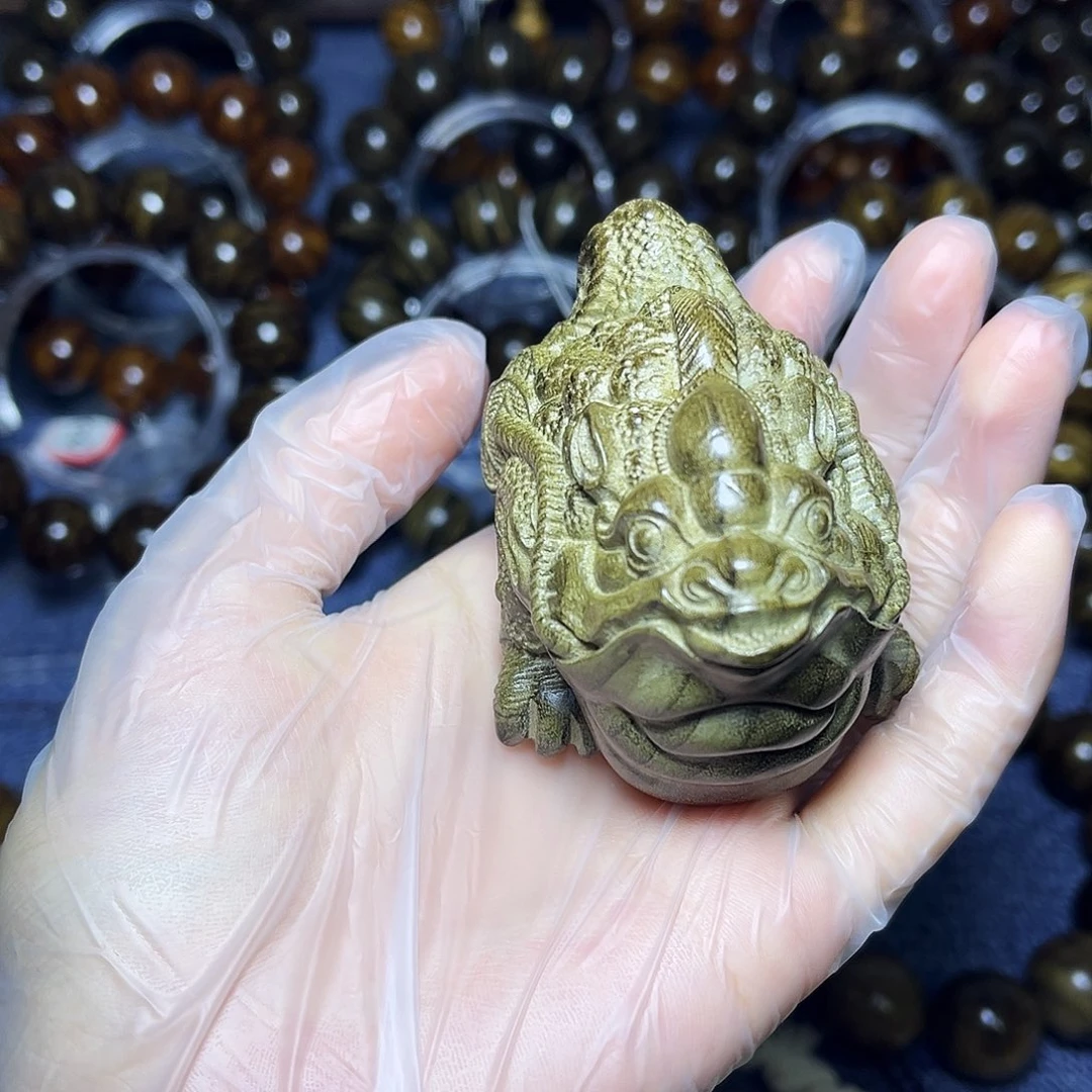 金丝楠手串/手链阴沉金蟾手把件
