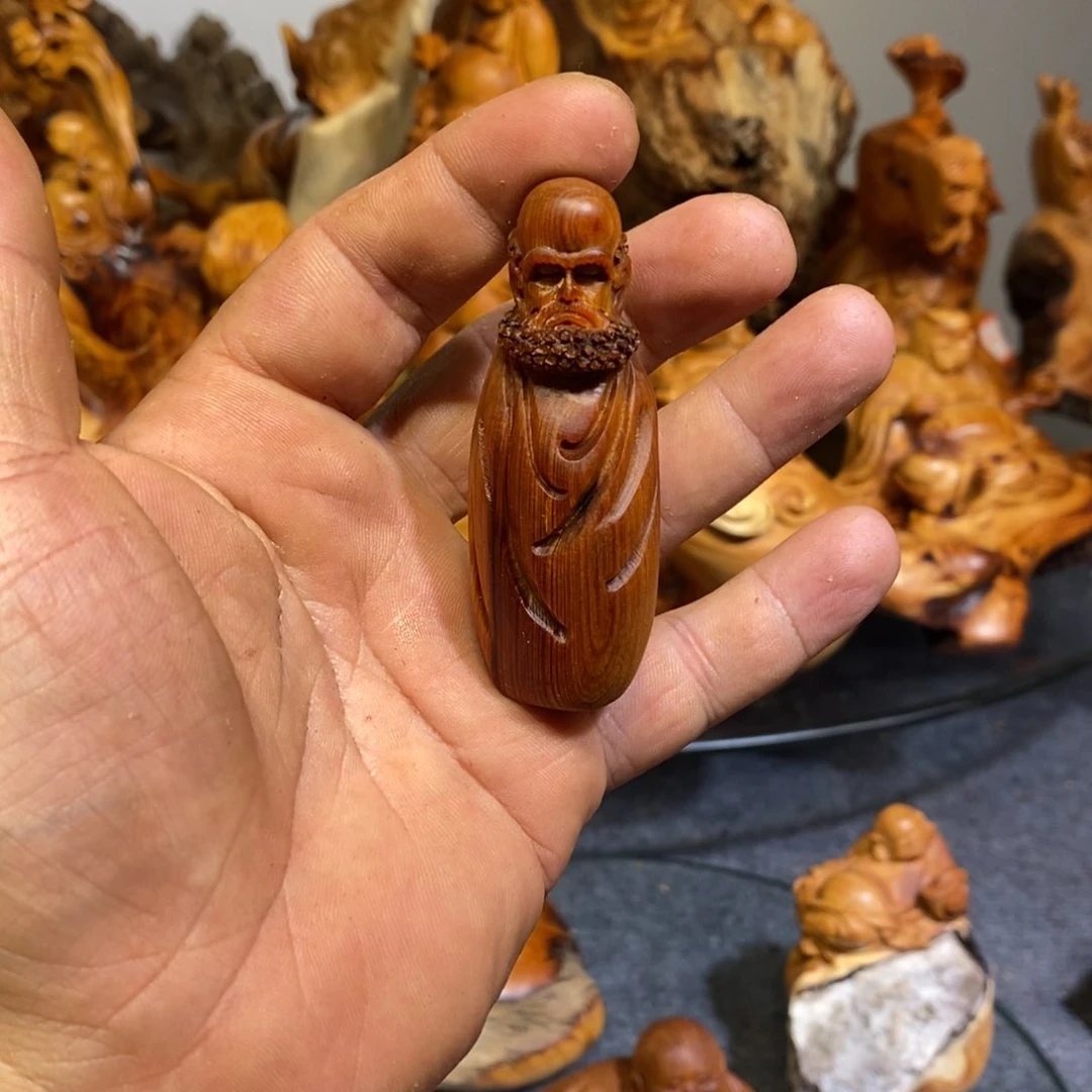 柏木（崖柏）木雕工艺品摆件家居根雕装饰