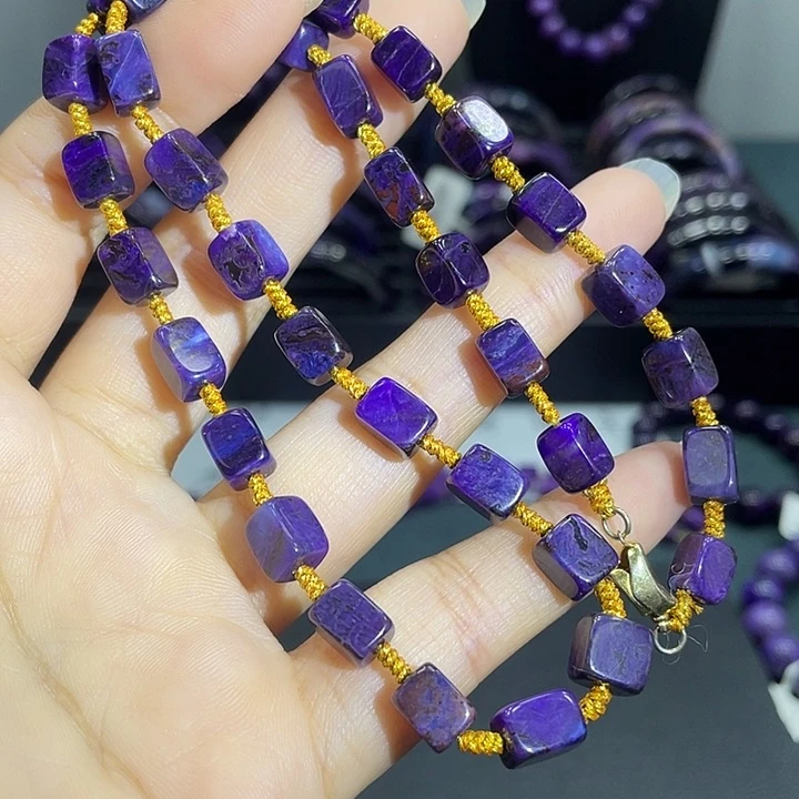 苏纪石（舒俱来）银S925镶嵌颈饰