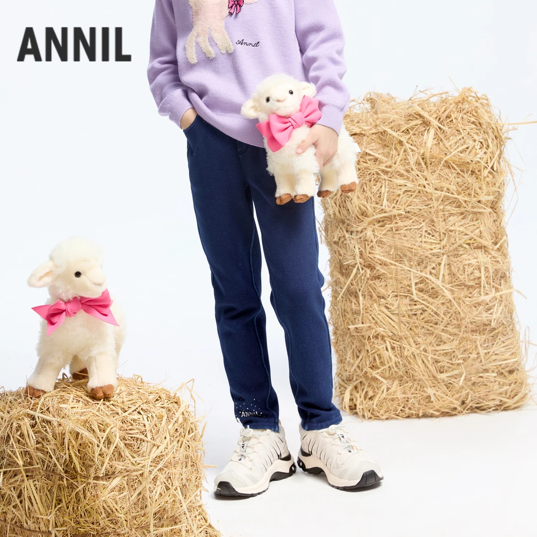 女大童 加绒牛仔裤 AG446814