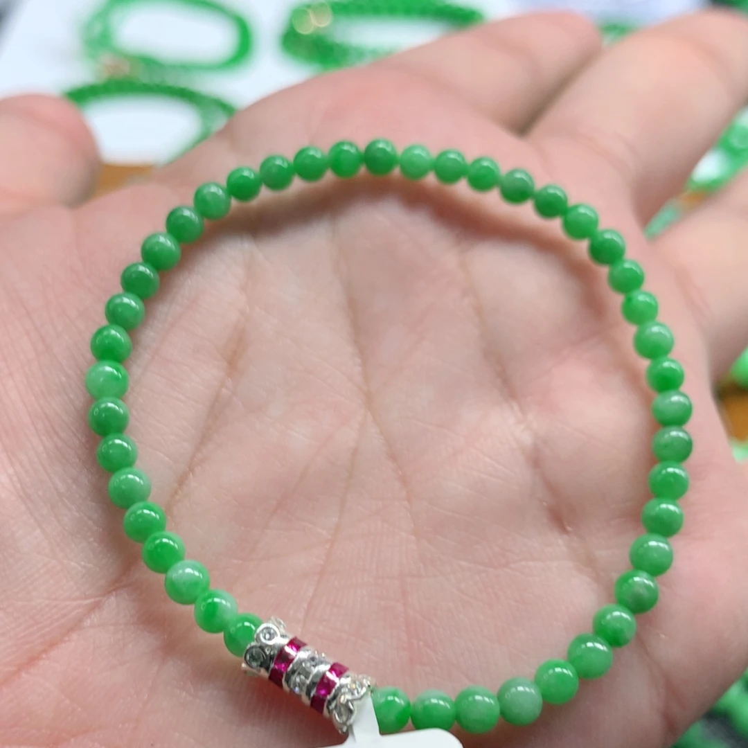 未镶嵌手链翡翠翡翠