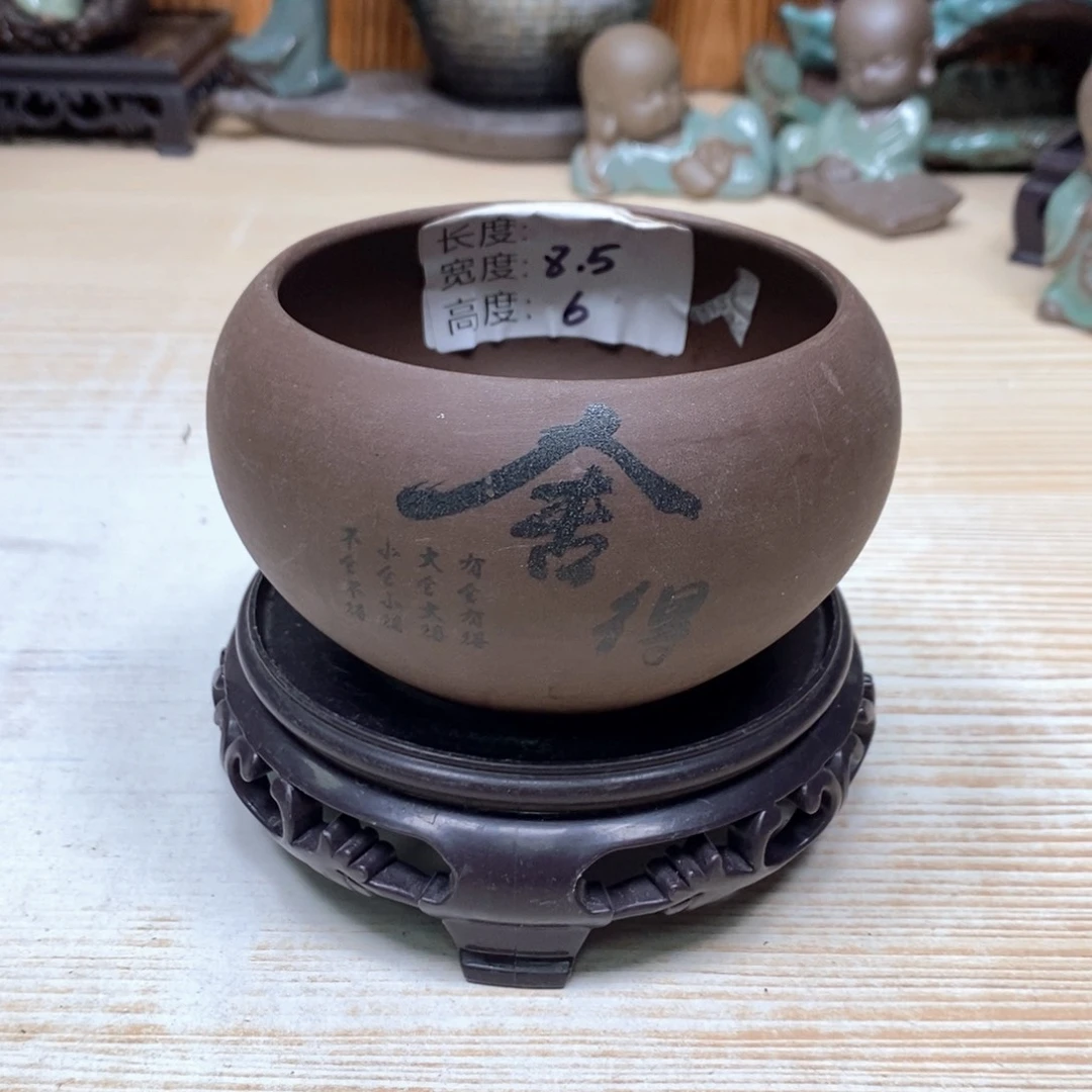 紫砂花盆陶瓷艺术花盆陶瓷