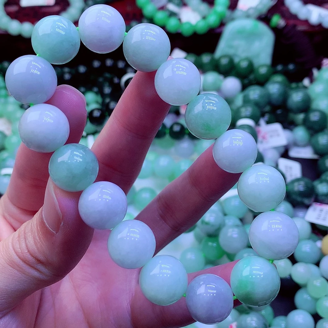 翡翠未镶嵌毛衣链