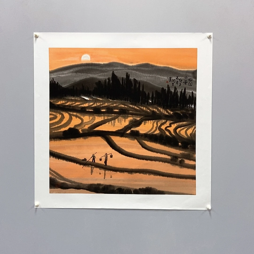 国画周全四尺斗方精品佳作