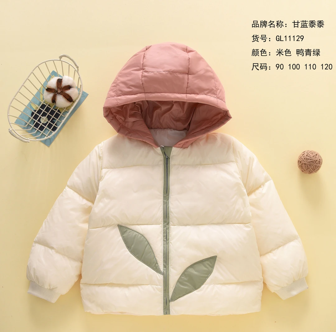 甘蓝SS（1129）暖暖花园羽绒连帽外套