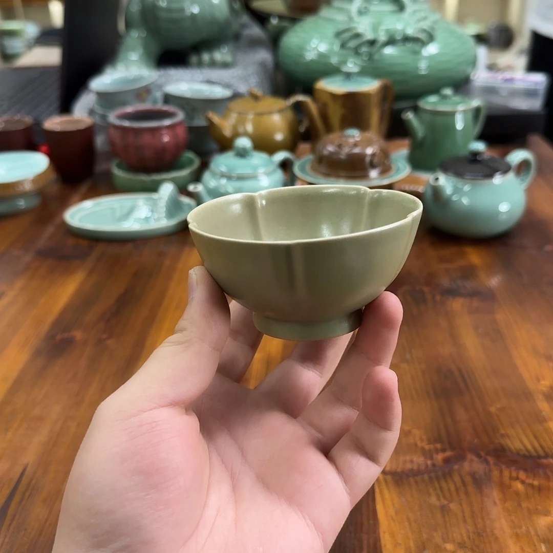 小仲青瓷茶器微瑕8489