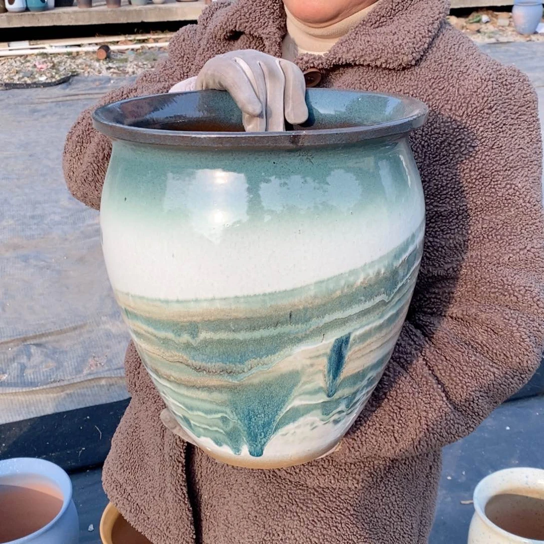 红陶口27高30瑕疵～