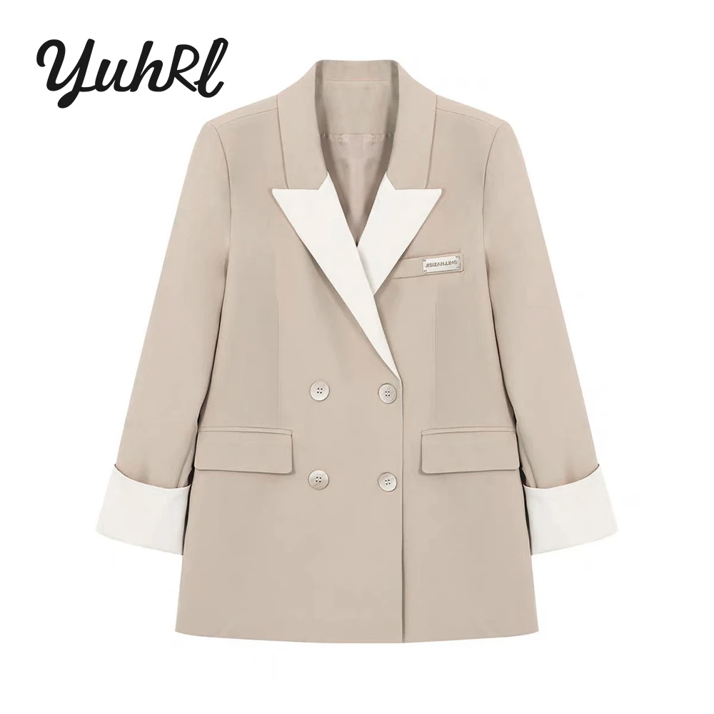 【小云总专属】春秋时尚气质平驳领休闲百搭小西装外套#80012