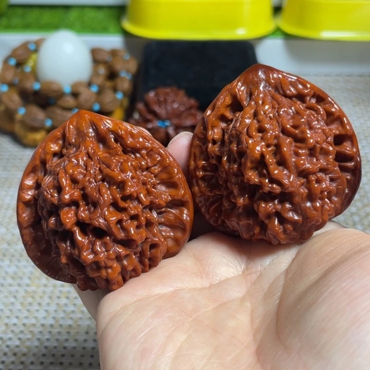 把件文玩核桃47官帽