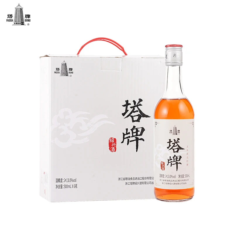 塔牌绍兴五年陈干型元红500ml*6