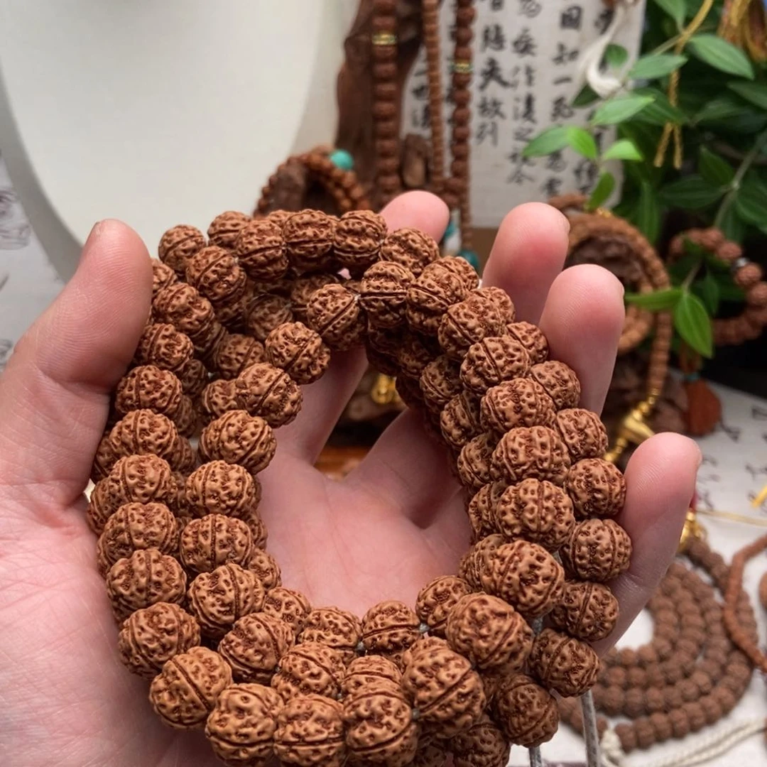 金刚菩提把件S****i五瓣凹底梅花108