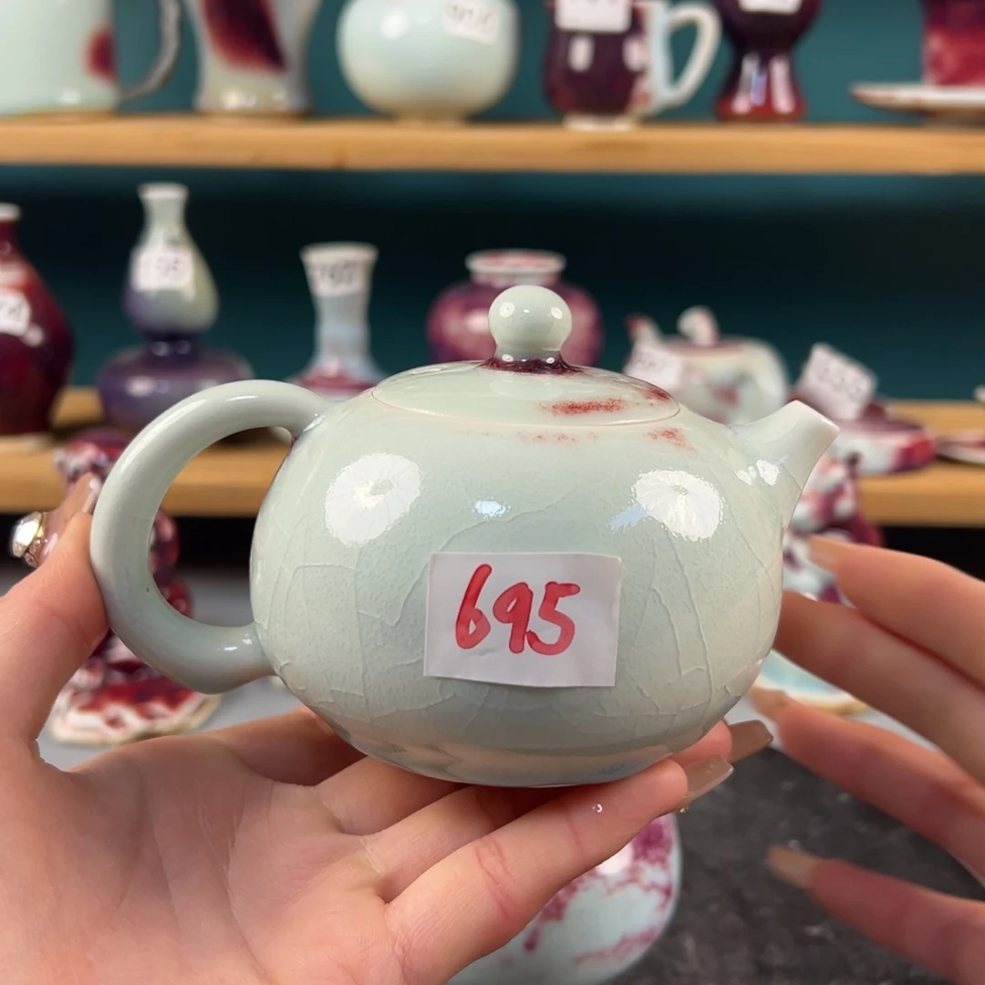 瓷片用****5微瑕壶玉石釉