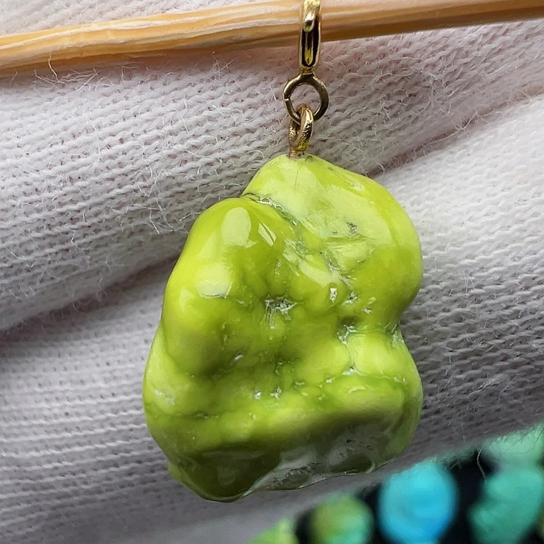 未镶嵌绿松石绿松石主播万丽