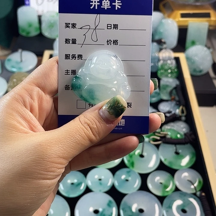 颈饰未镶嵌翡翠佛公