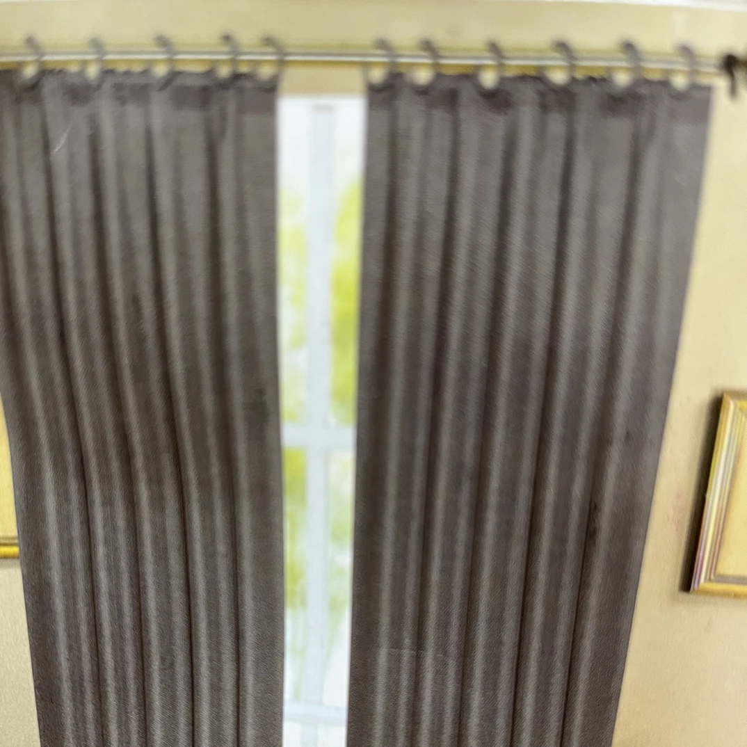 外贸出口简约窗帘130*260微瑕～K267