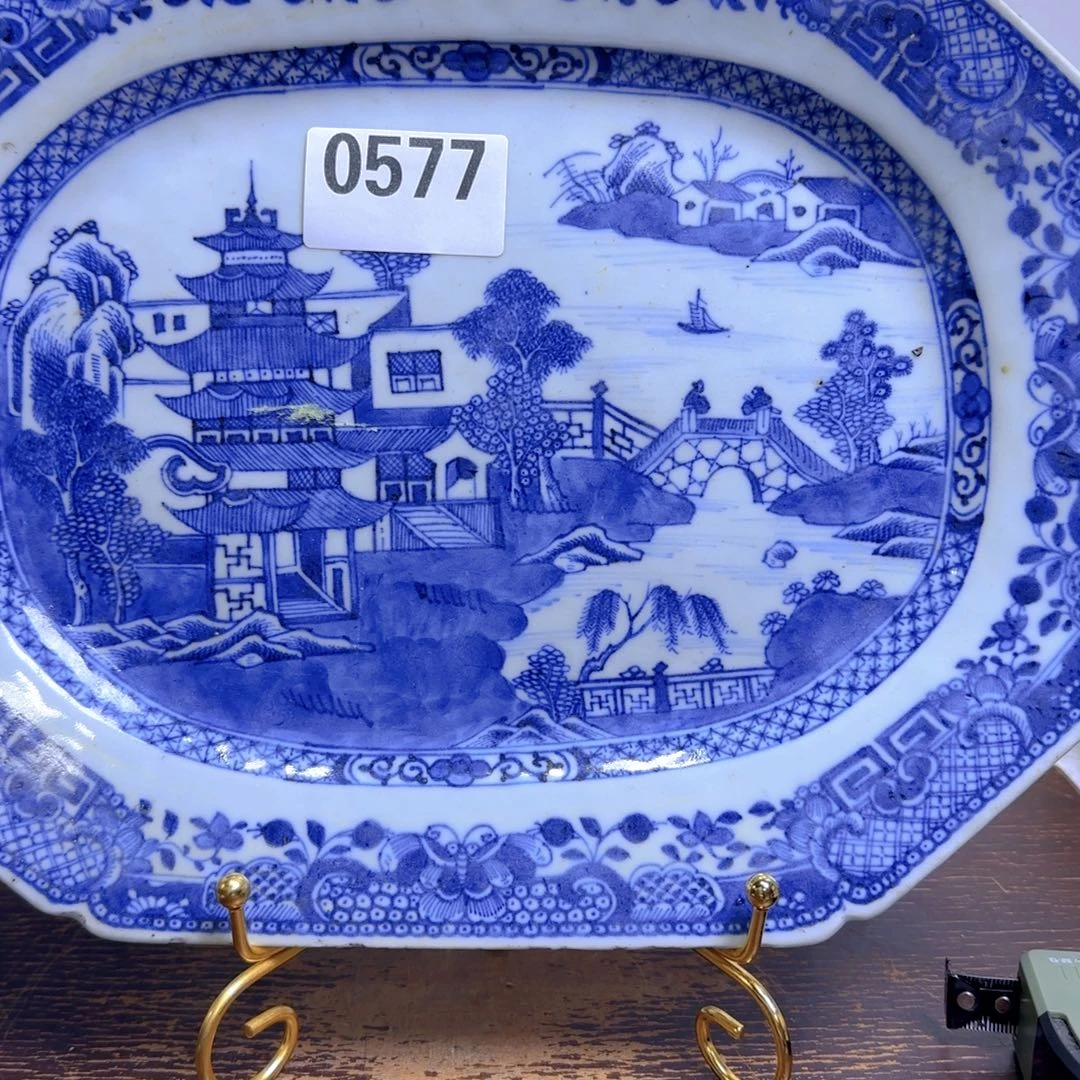 北***方琉璃手工艺品瓷器摆件近代工艺品手绘