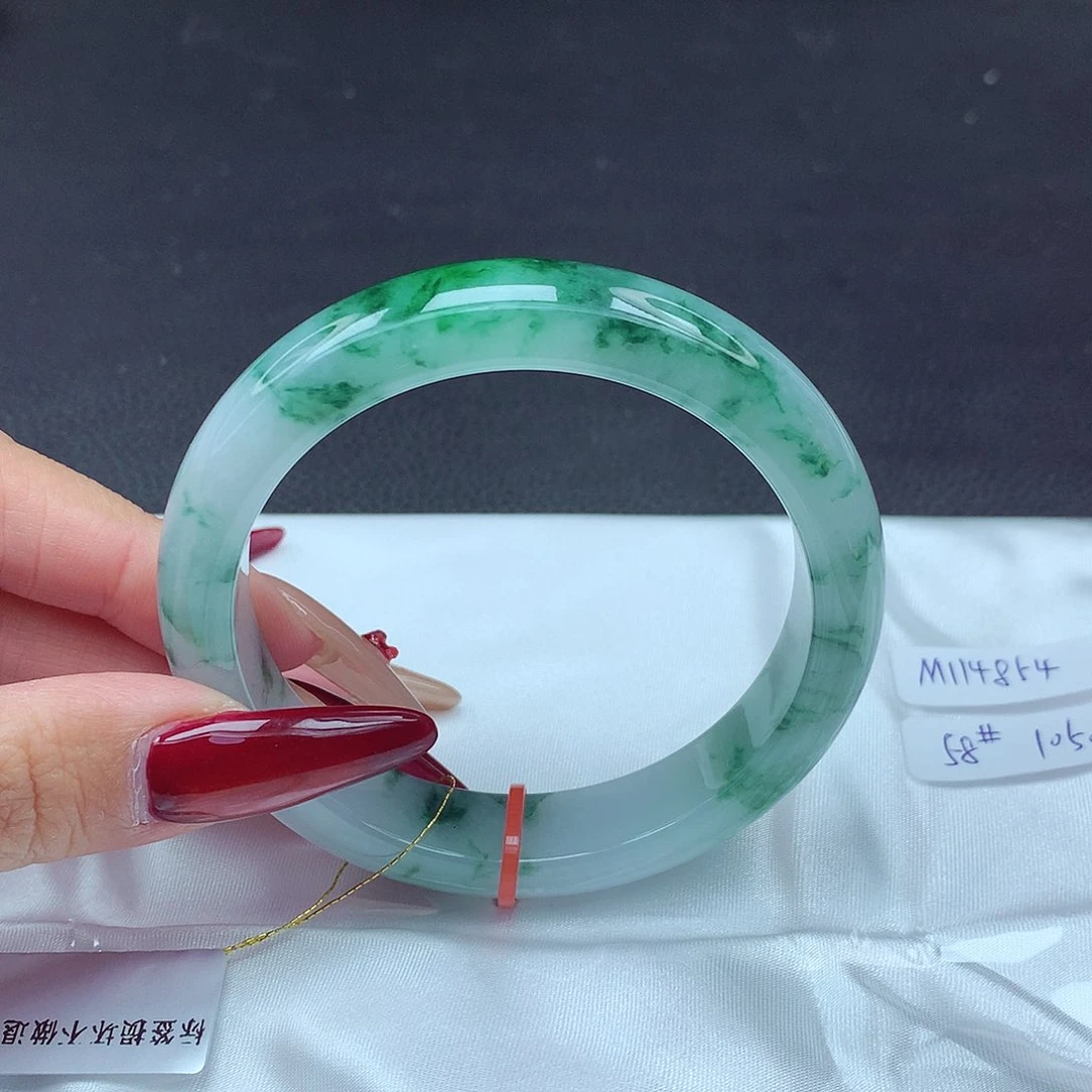 未镶嵌手镯翡翠58圈854