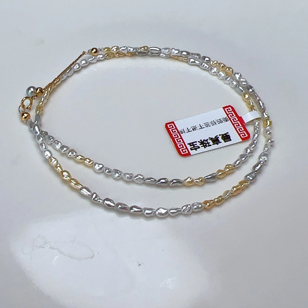 海水珍珠18K金镶嵌颈饰