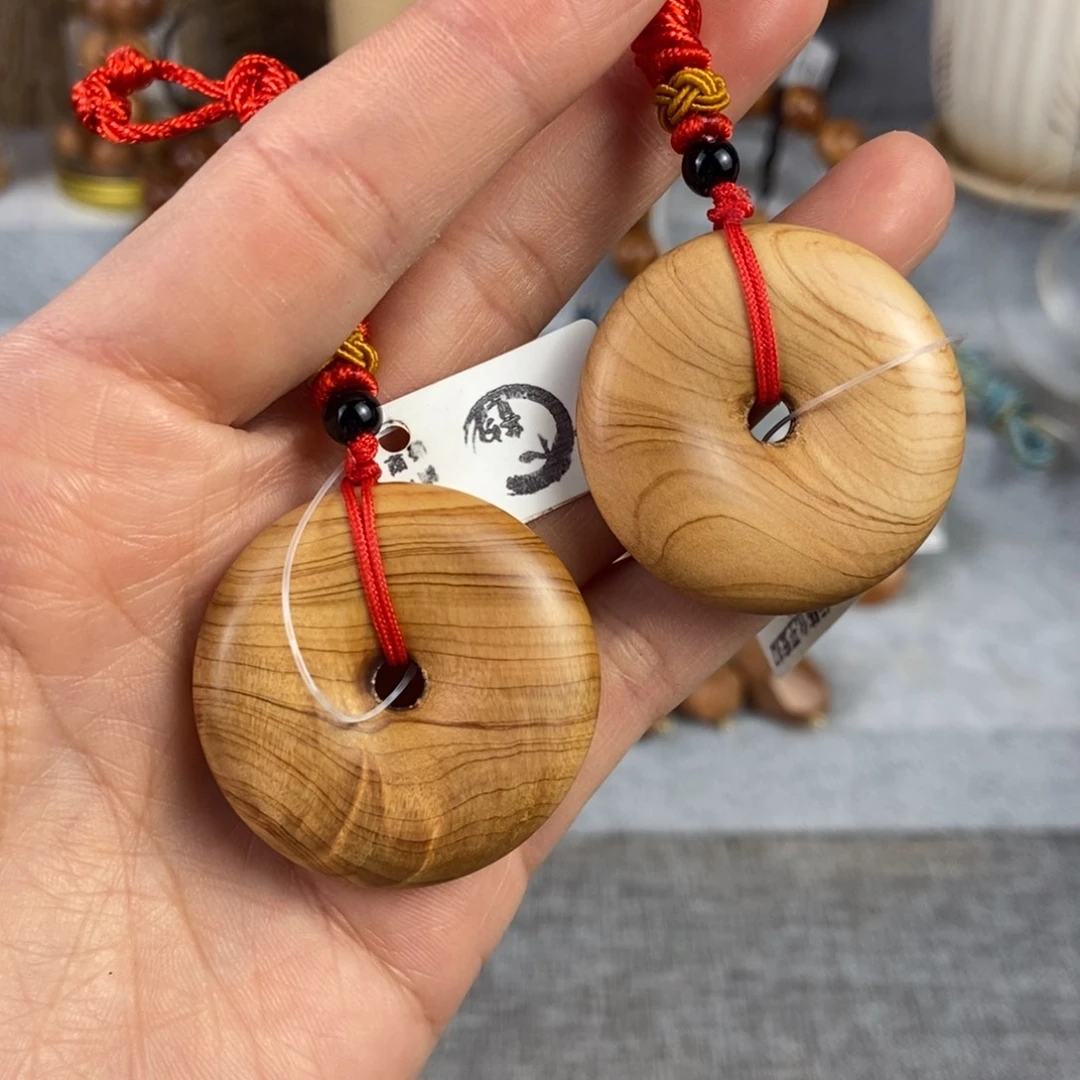 手串/手链柏木（崖柏）北太行高崖陈化黑油平安扣3.6