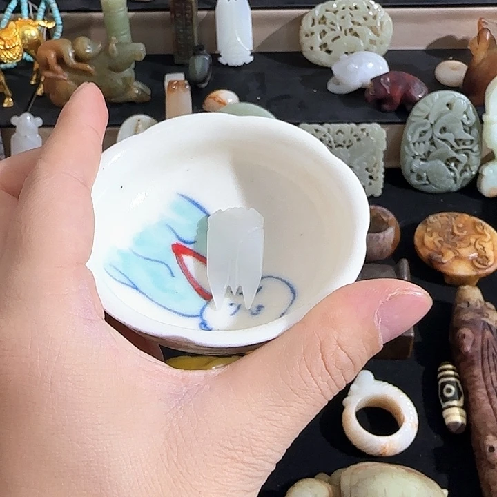 瓷片摆件恭喜发财恭喜结缘价，