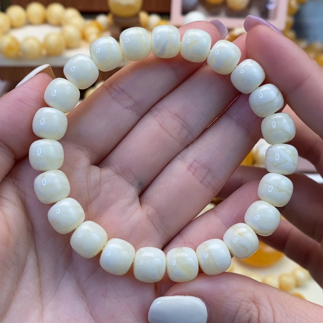 【闪购商品】未镶嵌蜜蜡裸石手链