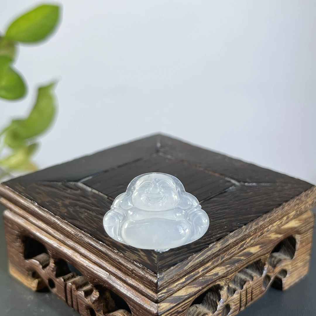 JTA09-87 天然缅甸A货翡翠  佛公