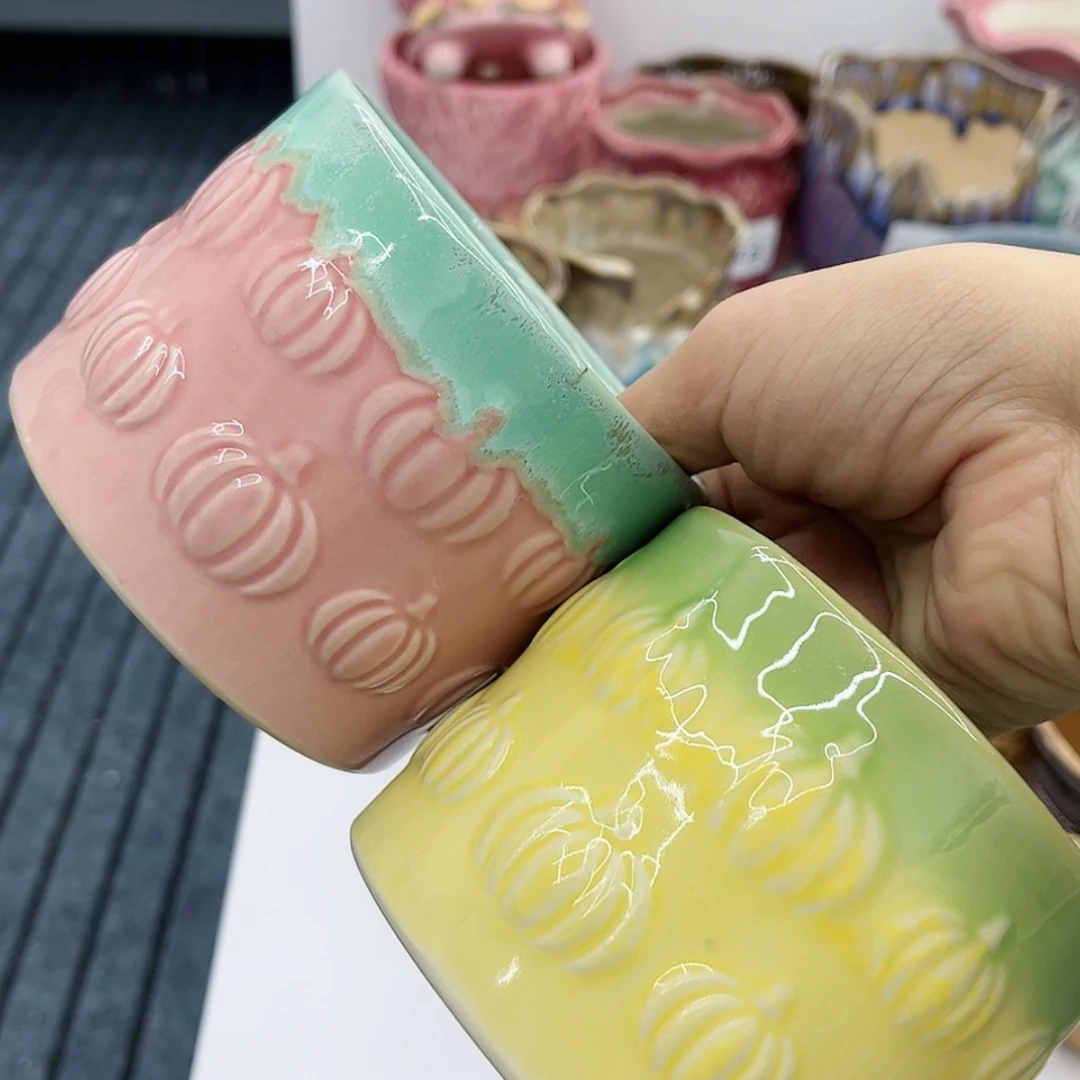 【闪购商品】陶瓷多肉绿植陶瓷花盆