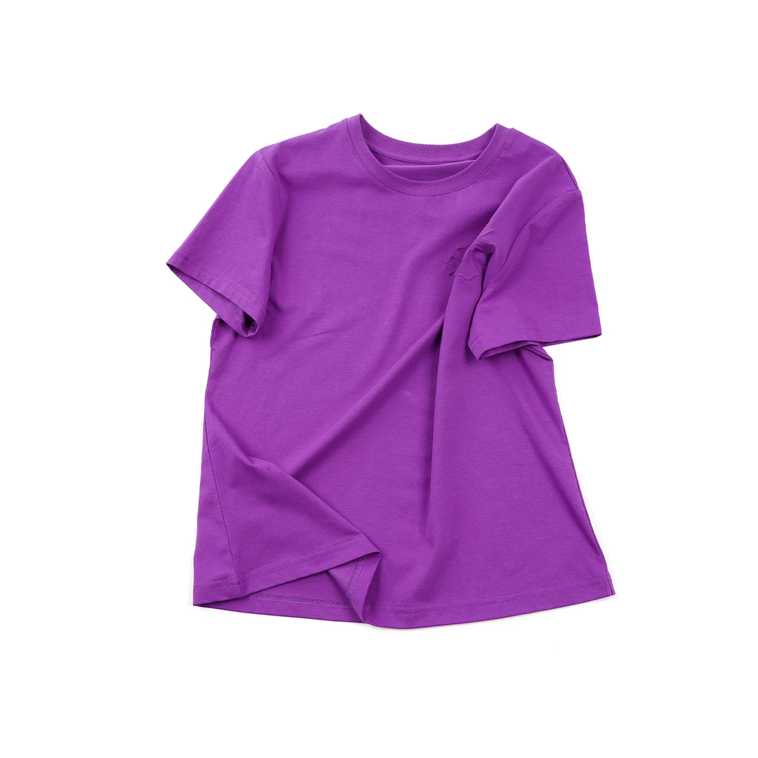 【立体刺绣短袖】ZY5ZB0572简约气质新款十字潮流品质女装