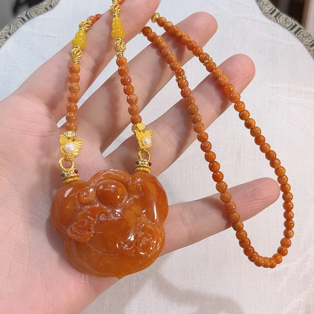 翡翠合金吊坠(赠链)