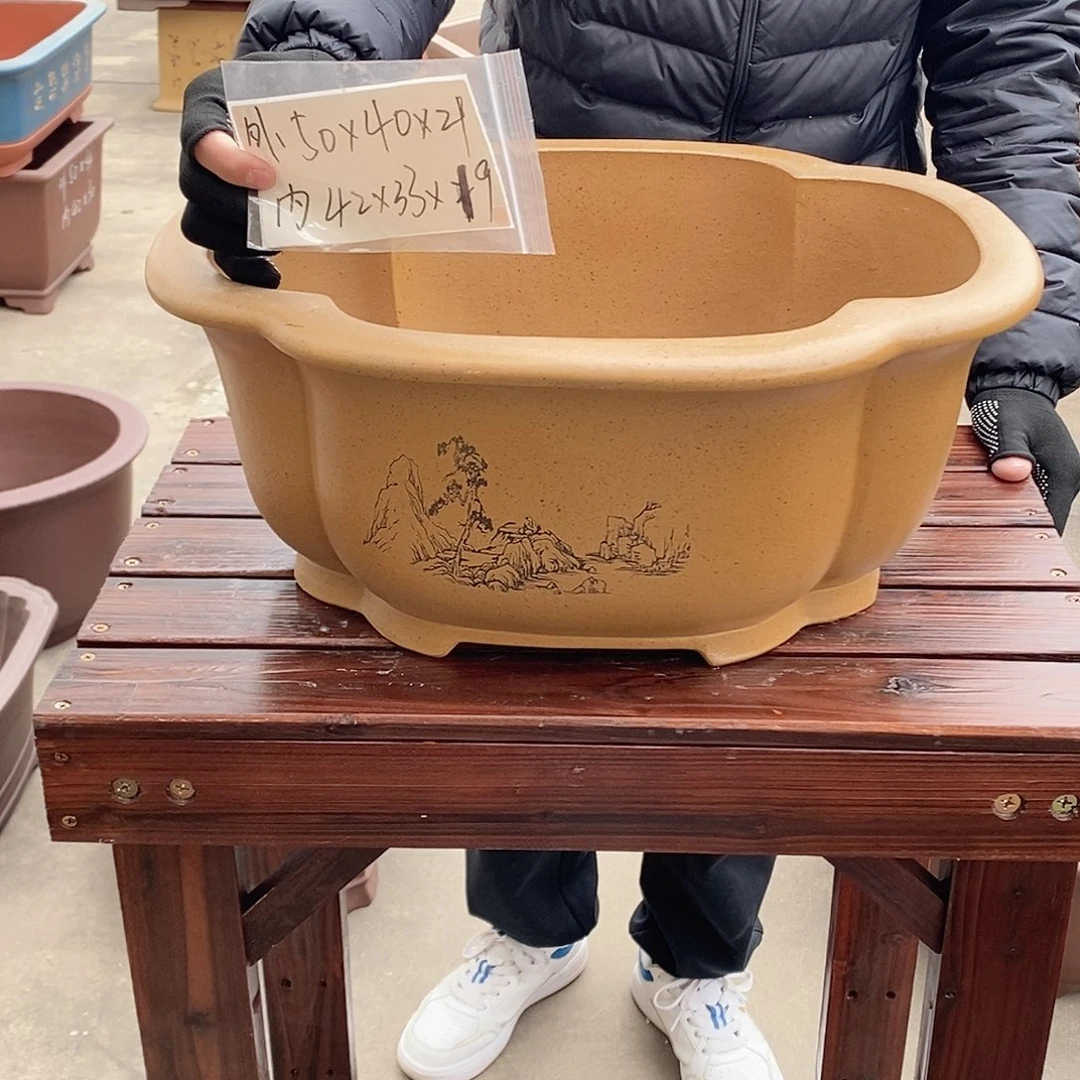 紫砂花盆紫砂花盆