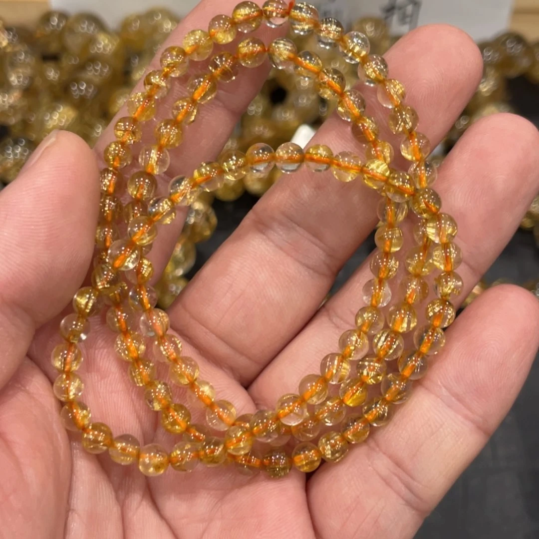 水晶手链未镶嵌d234钛晶