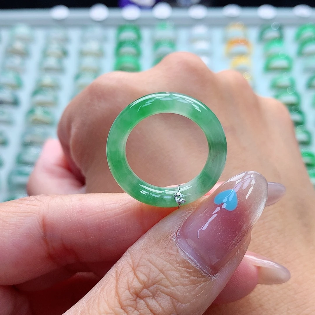 翡翠戒指未镶嵌u15号