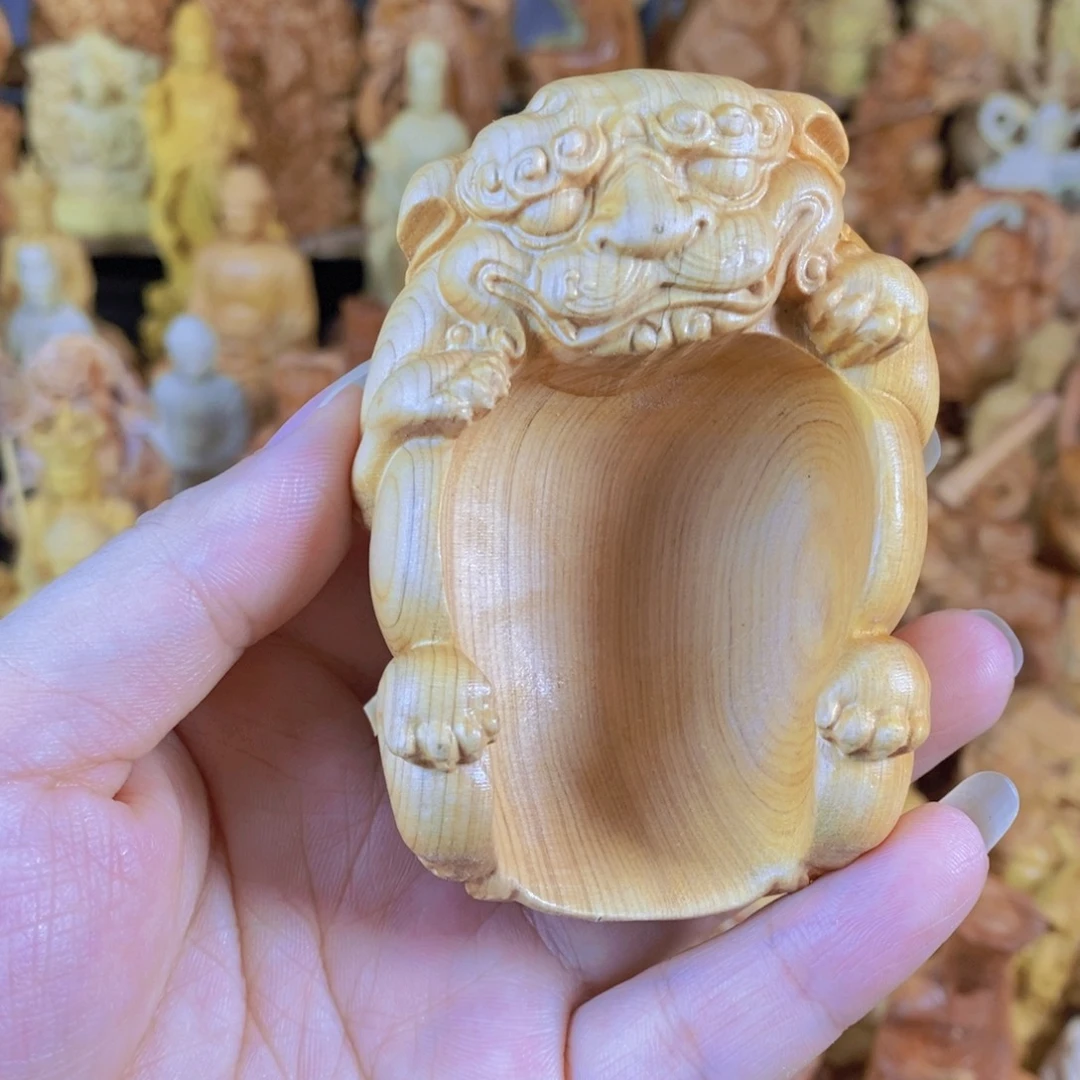 木茶铲容器崖柏8厘米