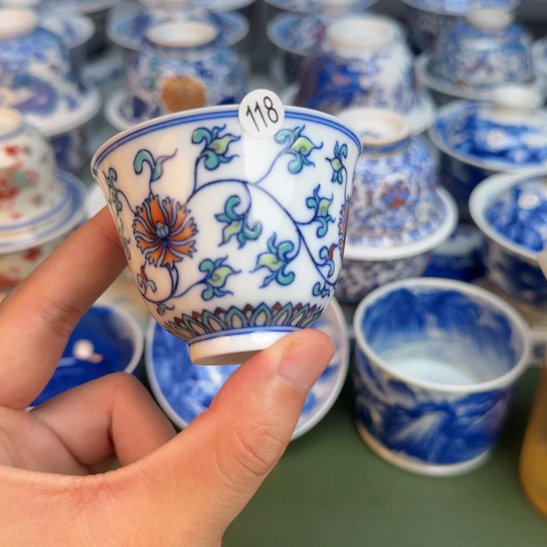 彦祖纯手工手绘茶具118
