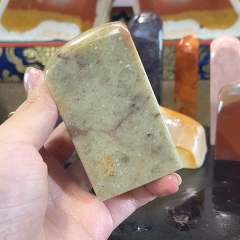 寿山石印石@****音寿山石印石