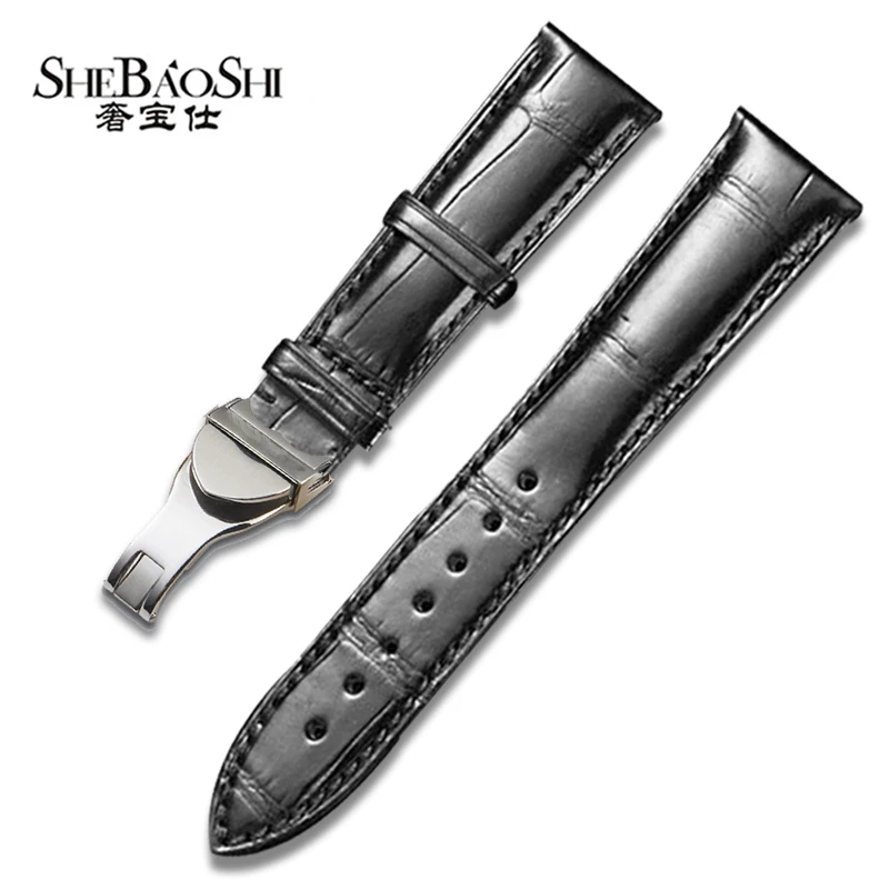 奢宝仕代用帝舵真皮表带TUDOR骏钰碧湾王子海洋青铜鳄鱼皮手表带