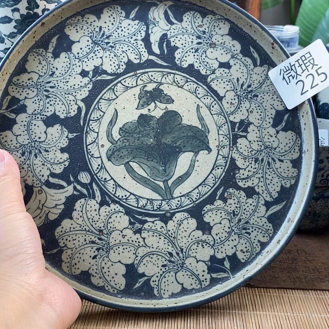 手工手绘青花高温陶瓷