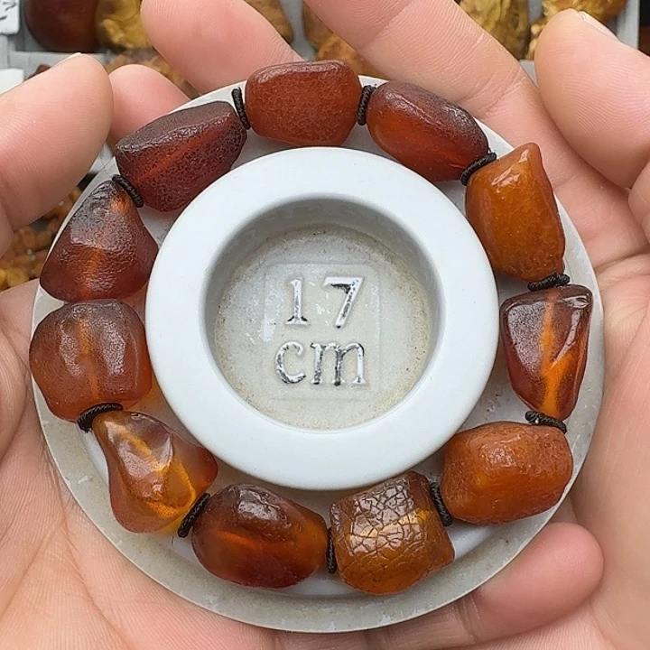 蜜蜡未镶嵌裸石天然蜜蜡原石手串