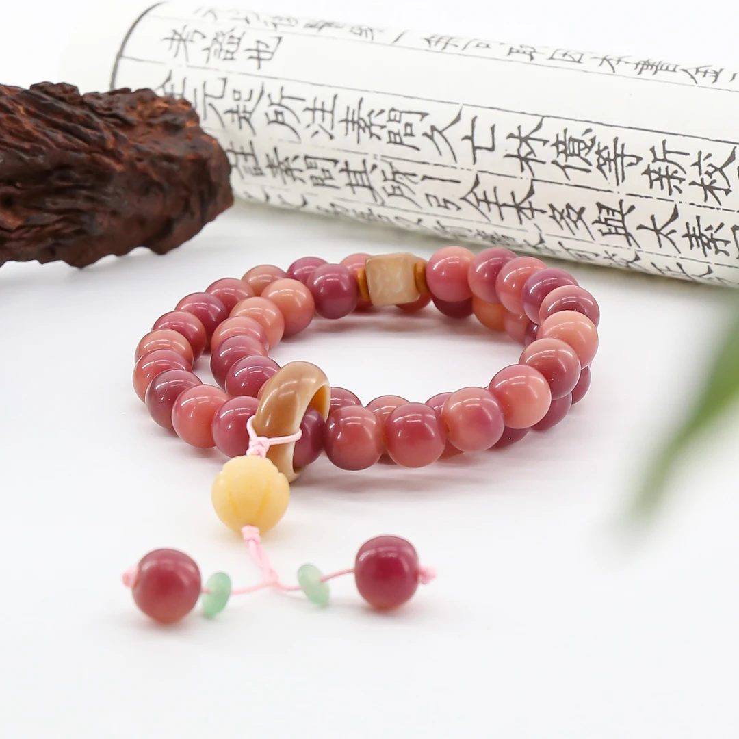 HN1500-粉菩提男女款精品手串（运费险）1500
