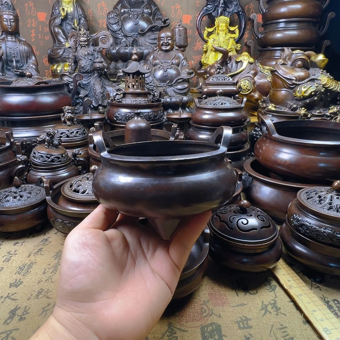 莱***师香炉家用铜香炉铜器铜炉