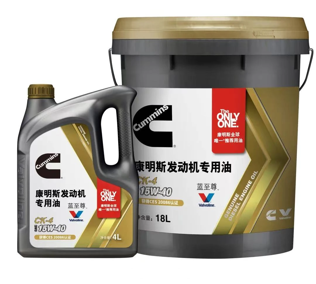 康明斯蓝至尊柴机油CK - 4 15W - 40适用于国六发动机 18升