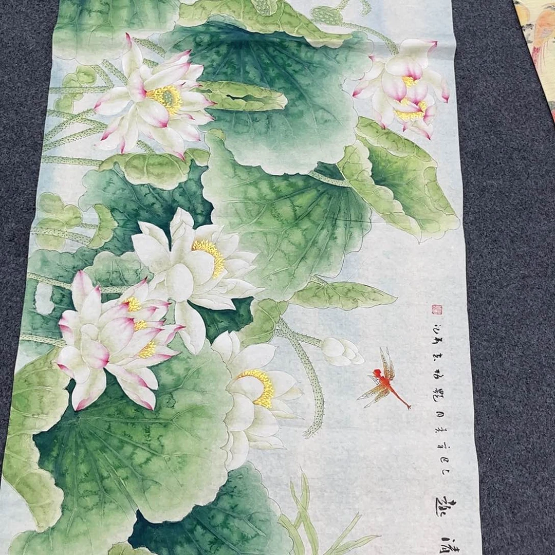 国画纯手绘宣纸国画作品